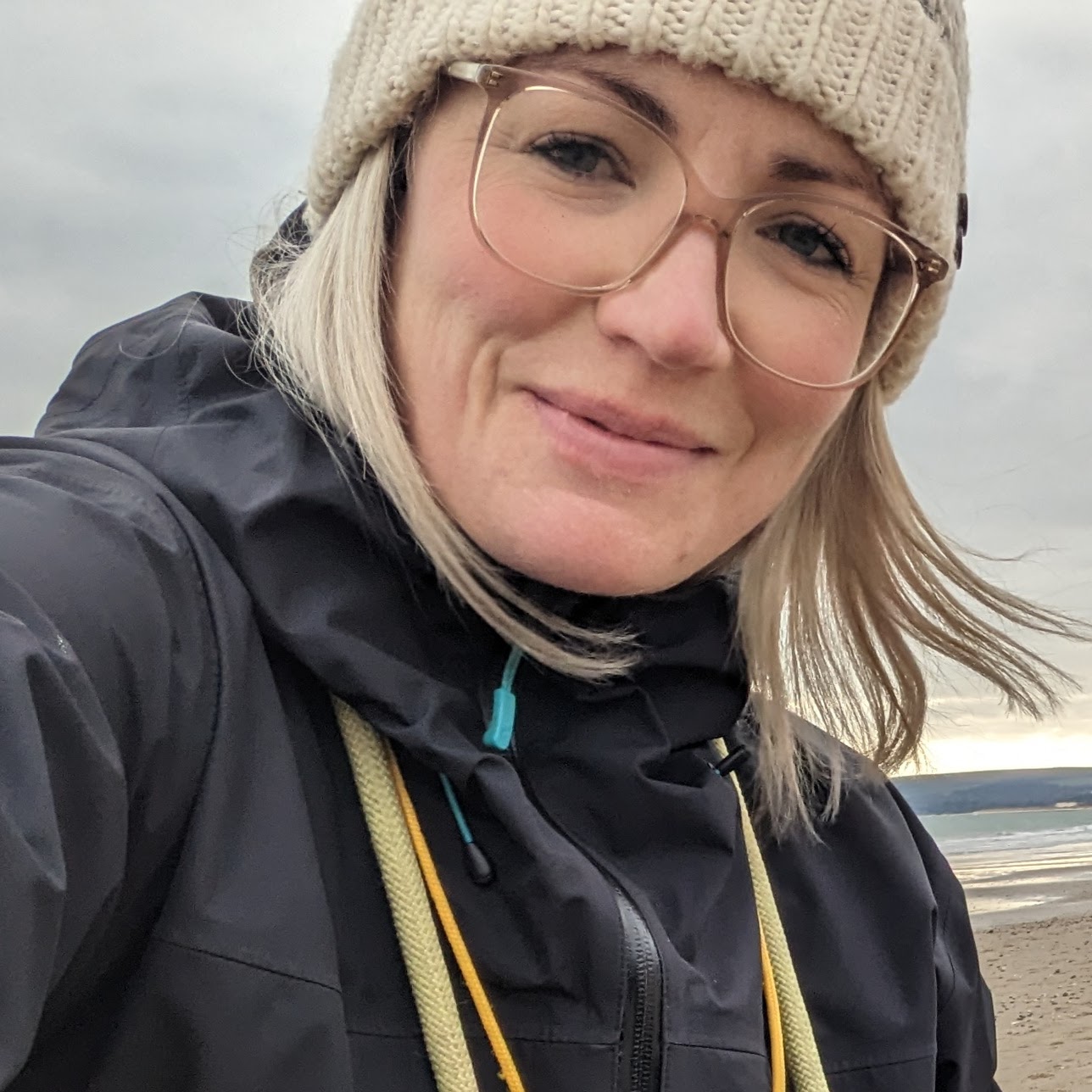 A photo of Julia smiling