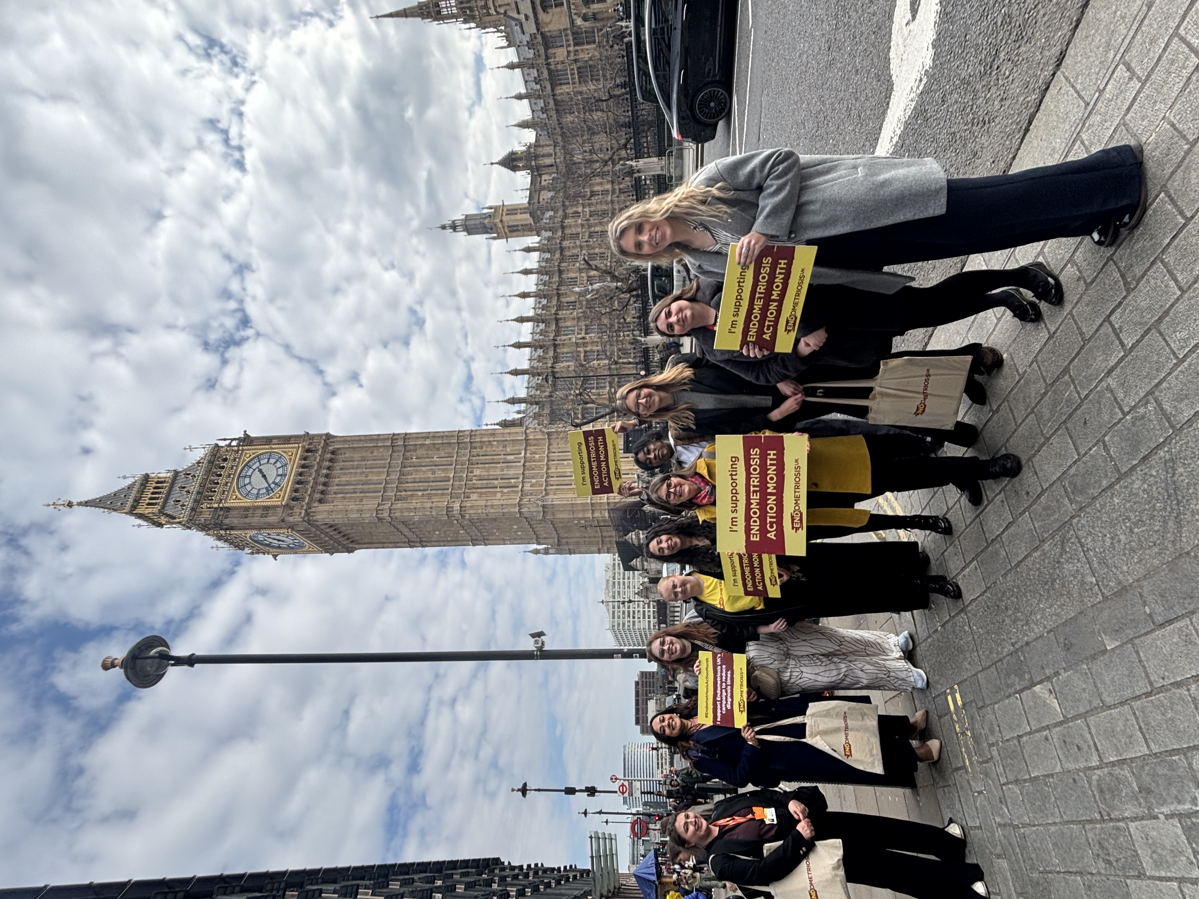 Campaigning outside Parliament London
