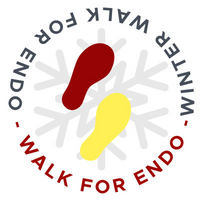 Winter Walk for Endo logo