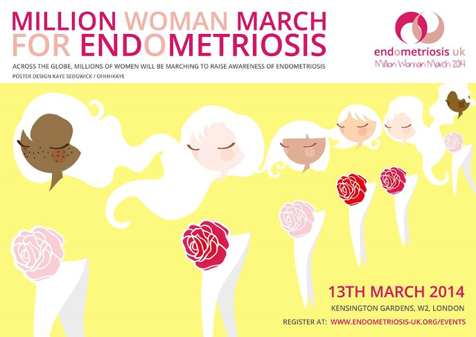 Endometriosis UK Million Woman March