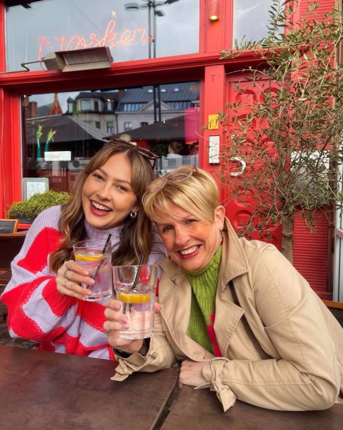 A photo of Lily and her Mum