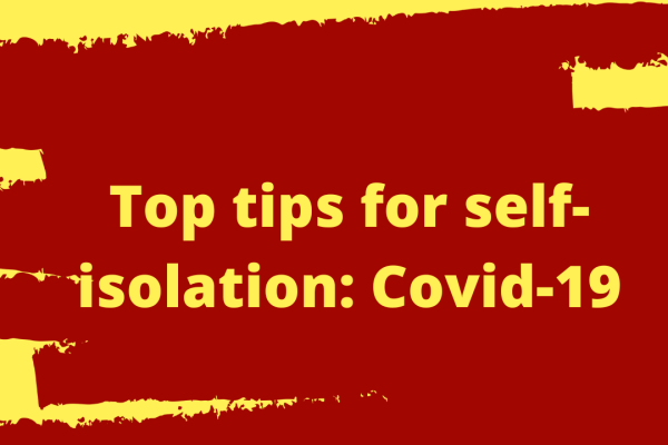 Self isolation tips photo