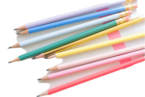 Multicoloured pencils