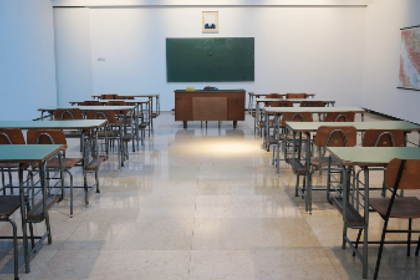 empty school classroom