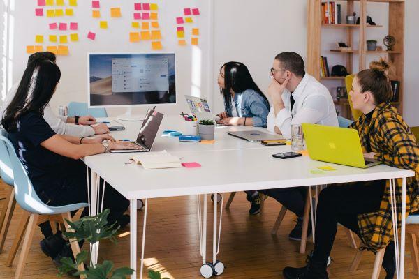 Colleagues in a meeting