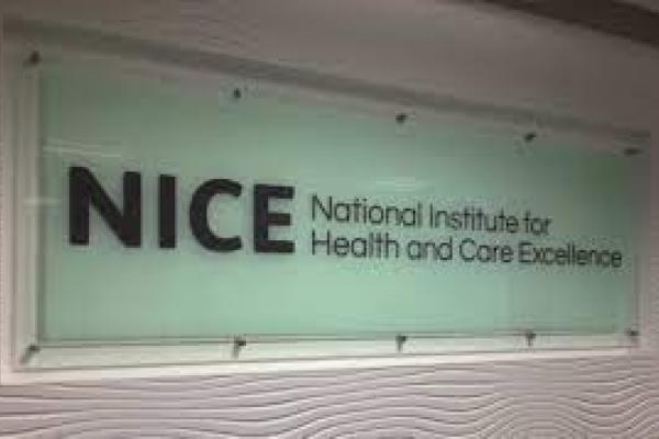 National Institute for Health & Care Excellence logo plaque