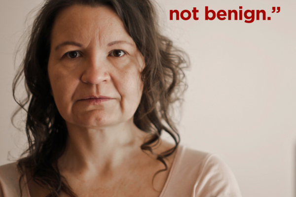 My pain is not benign - drop the benign campaign image