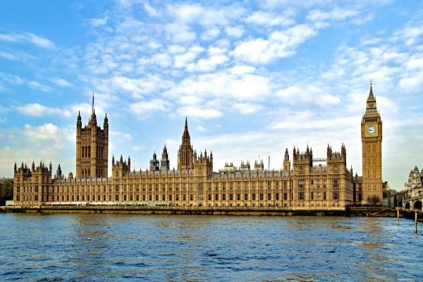 A photograph of the Palace of Westminster