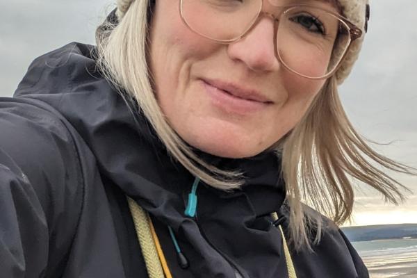 A photo of Julia smiling